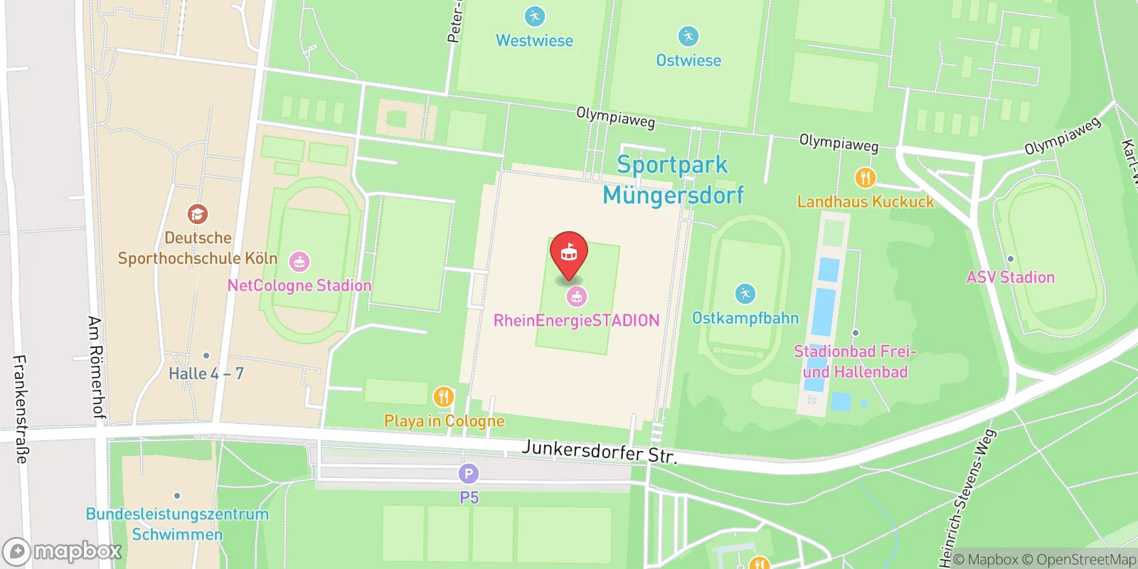 Mapa: Müngersdorf