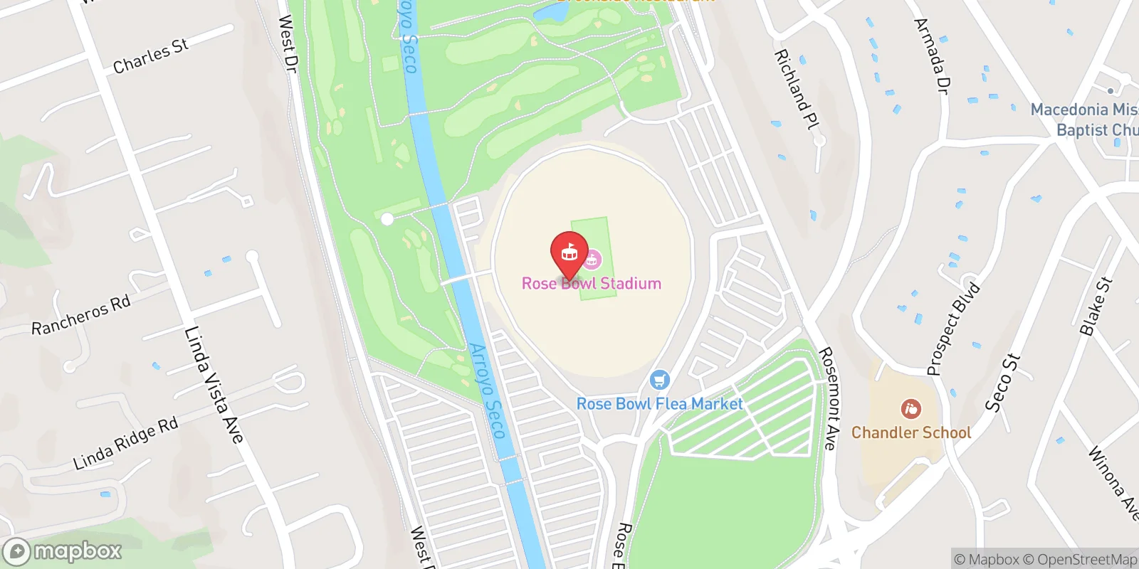 Mapa: Pasadena