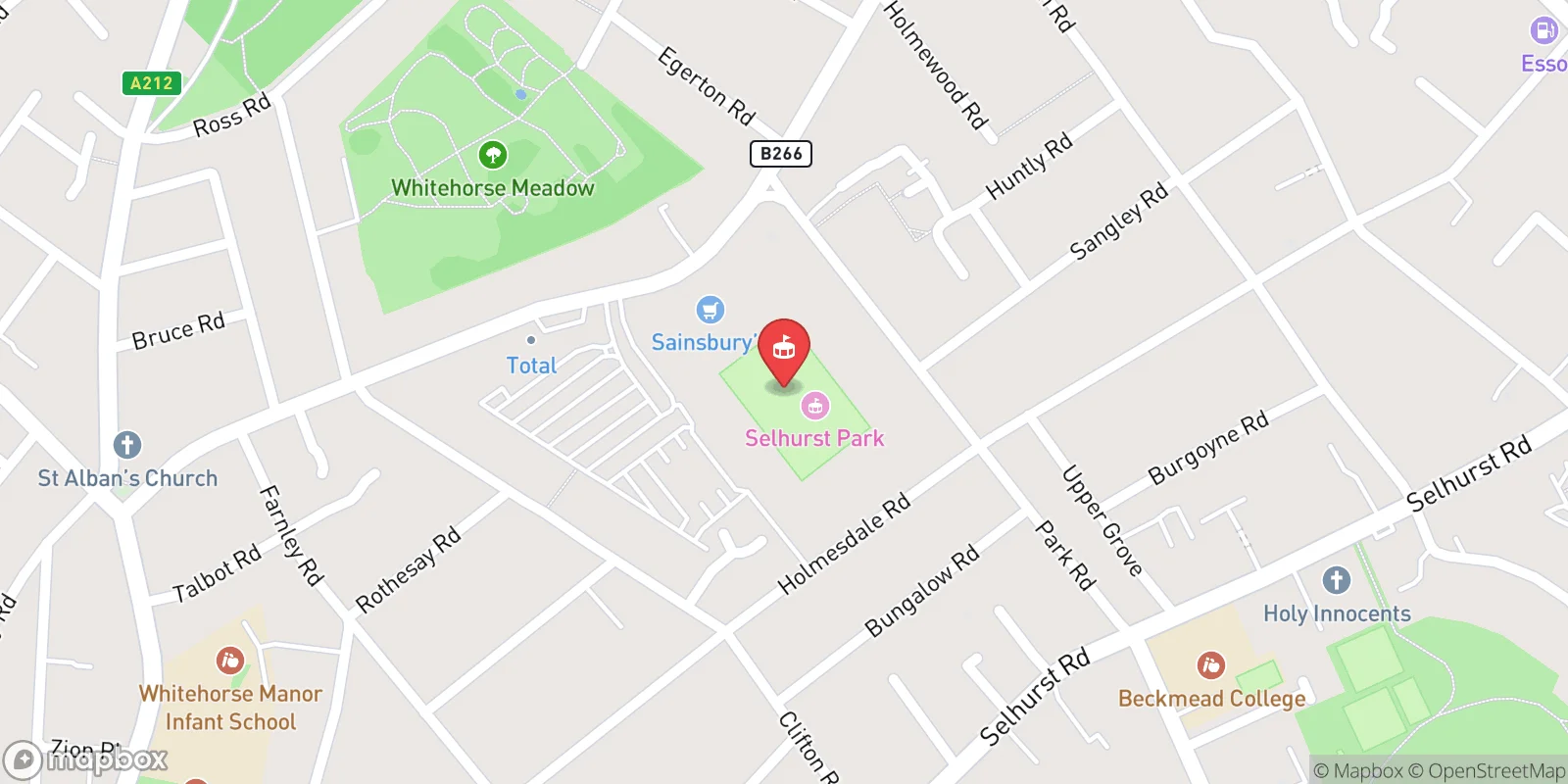 Mapa: South Norwood