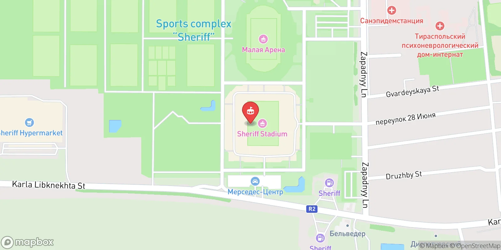 Mapa: Tiraspol
