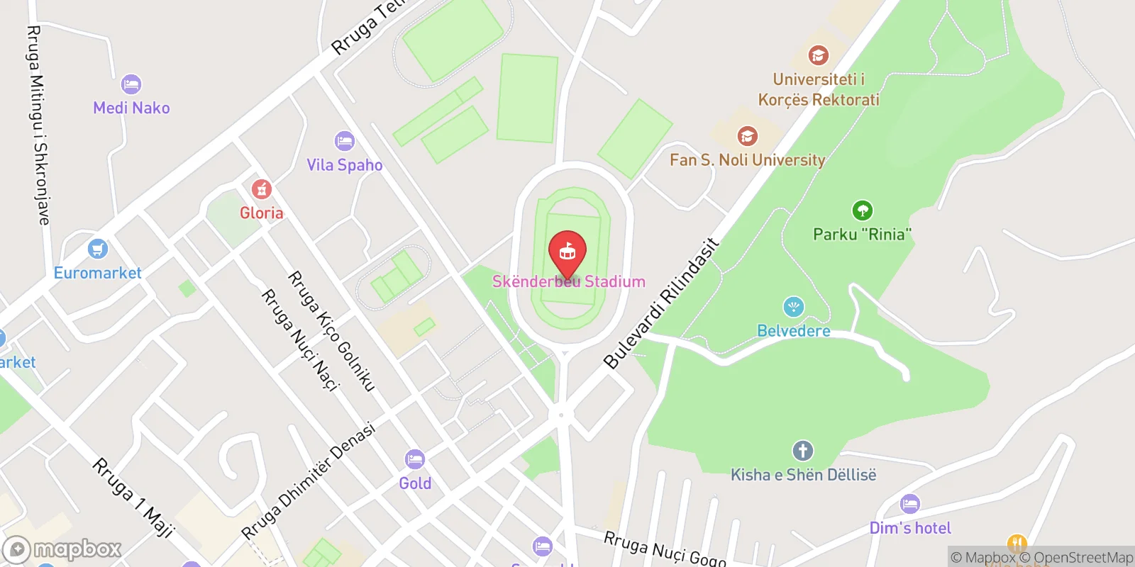 Mapa: Korçë