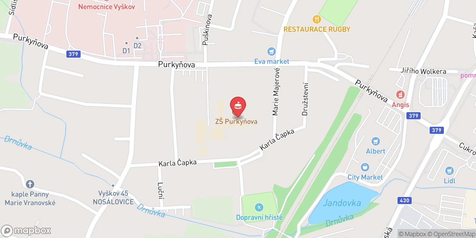 Mapa: Drnovice