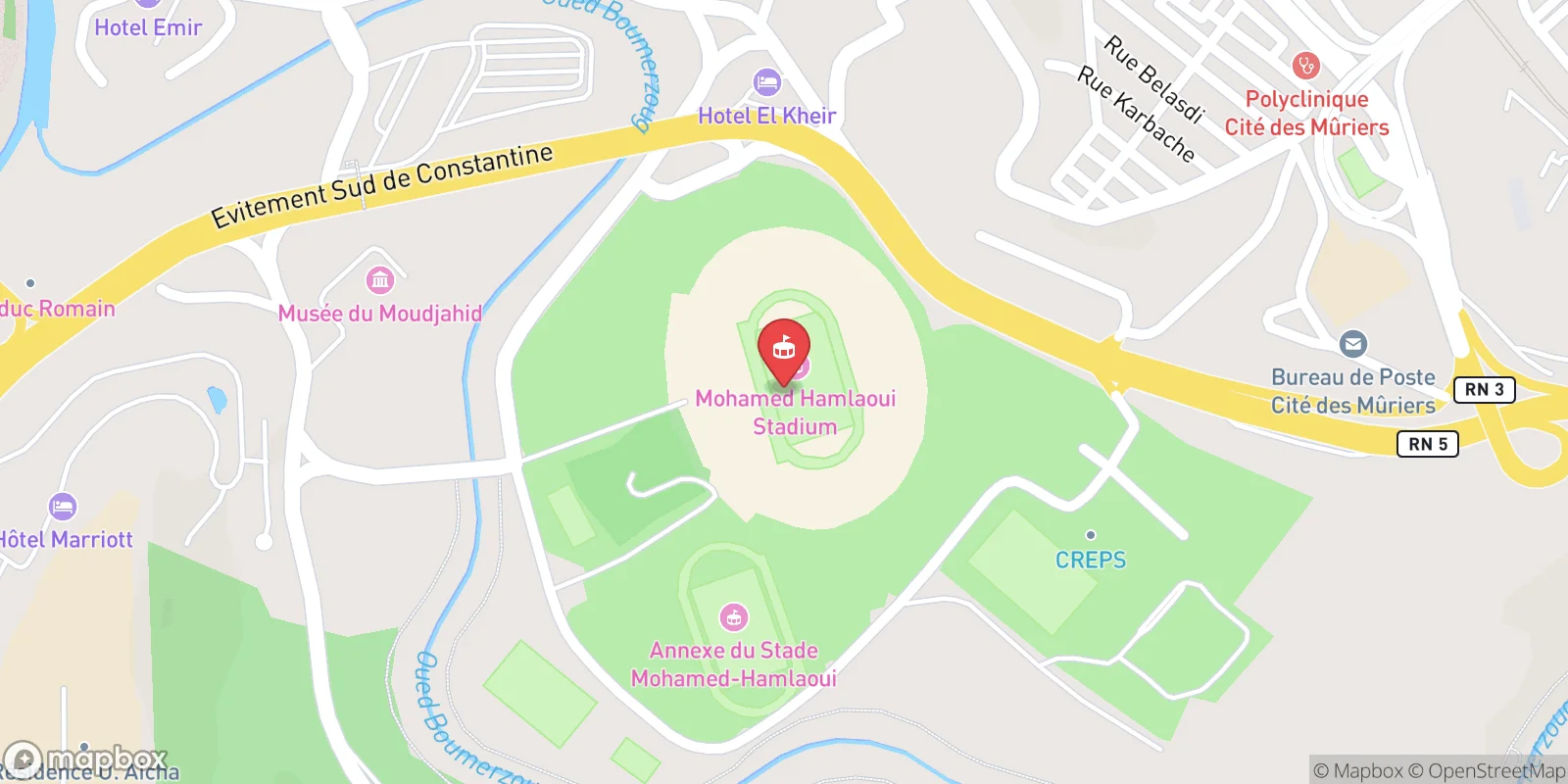 Mapa: Constantine
