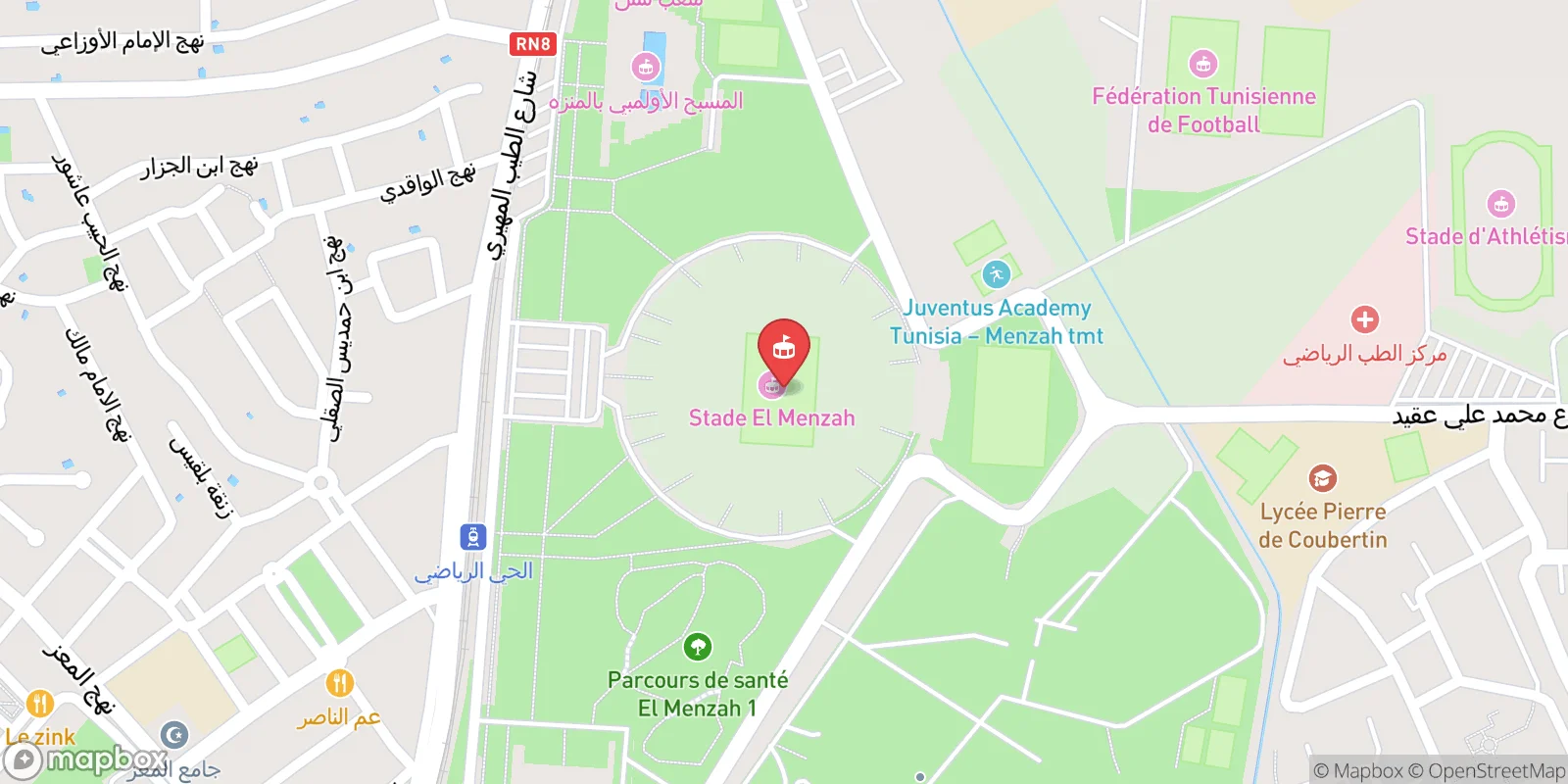 Mapa: Tunis
