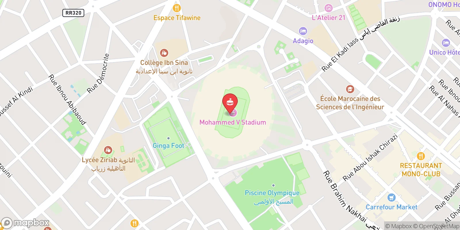 Mapa: Casablanca