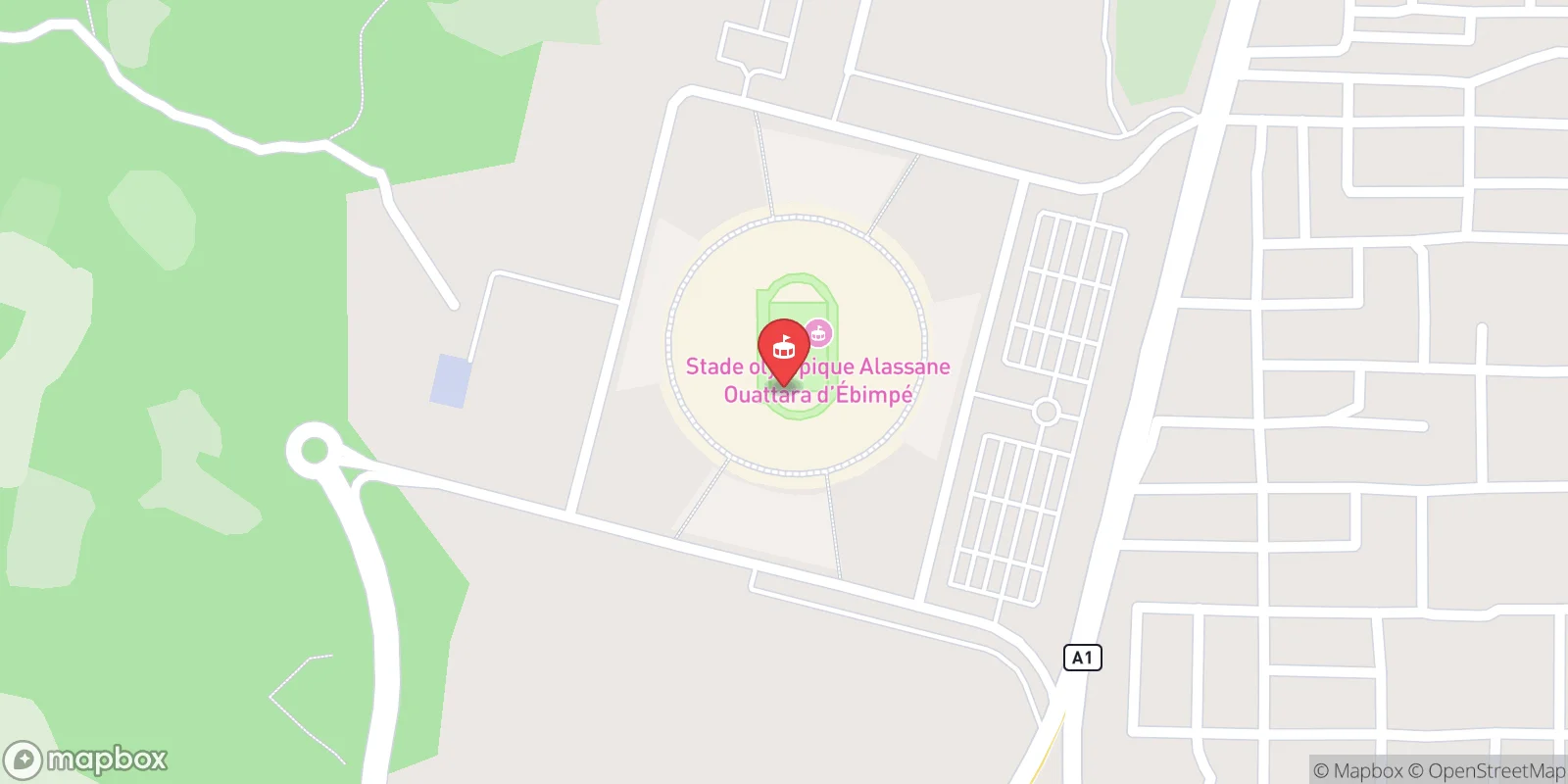 Mapa: Abidžan
