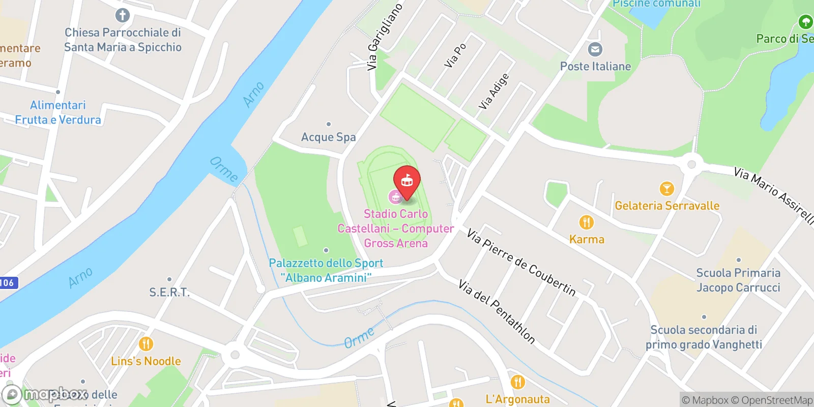 Mapa: Empoli