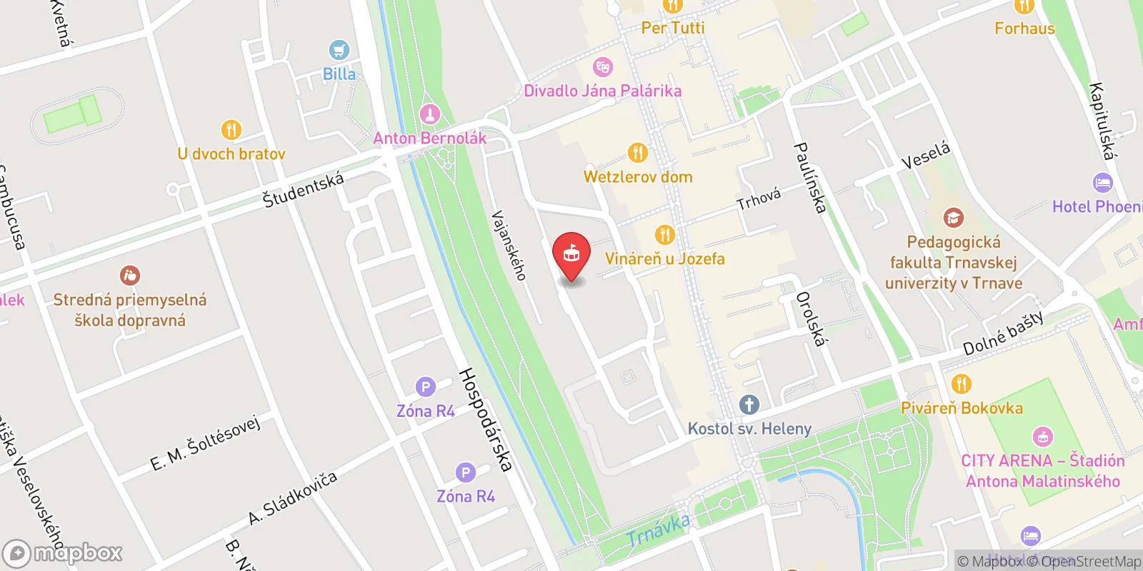 Mapa: Trnava