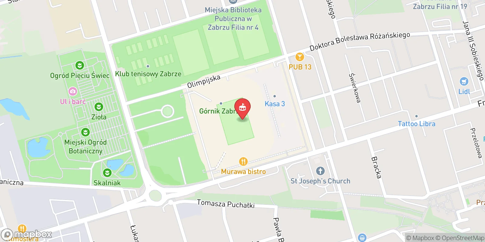 Mapa: Zabrze