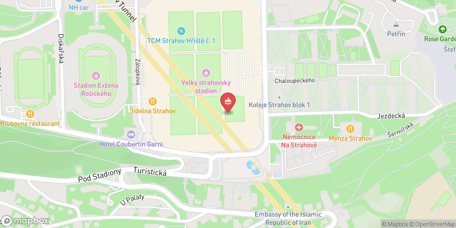 Mapa: Praha