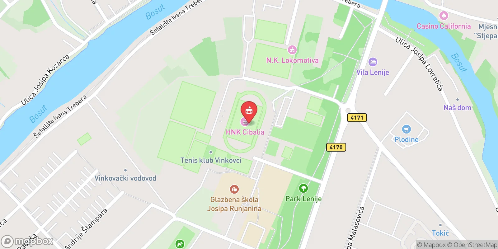 Mapa: Vinkovci