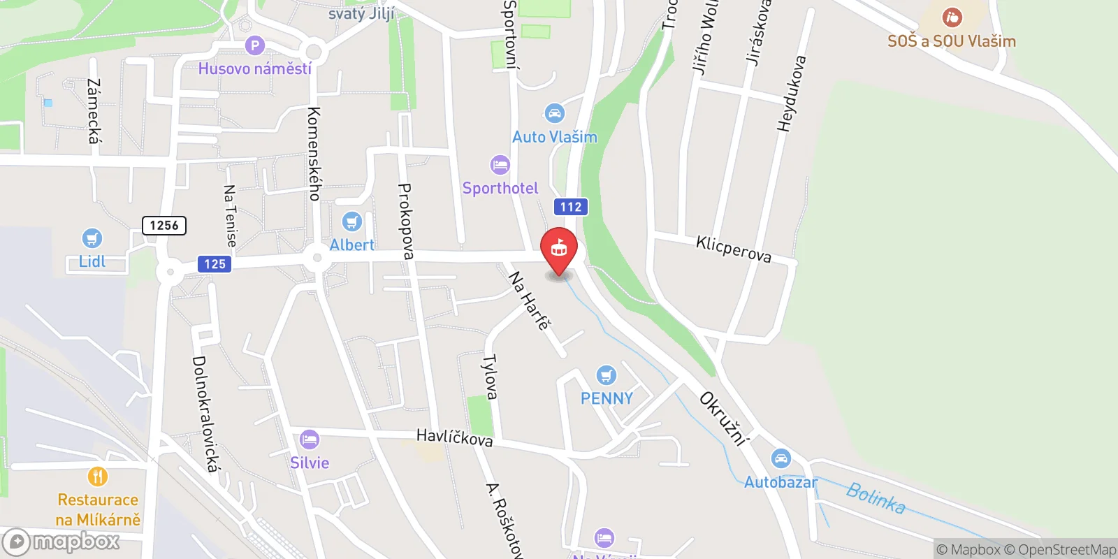 Mapa: Vlašim