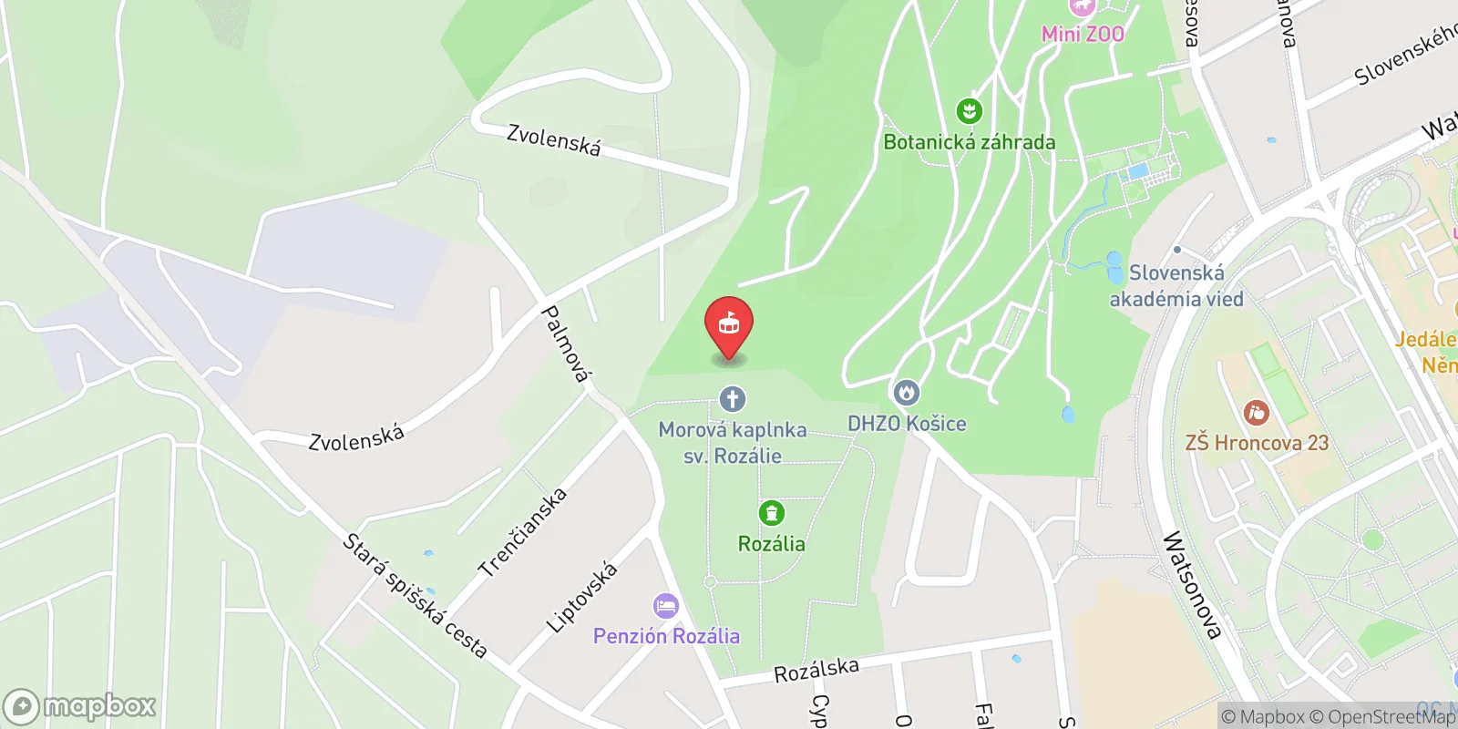 Mapa: Košice