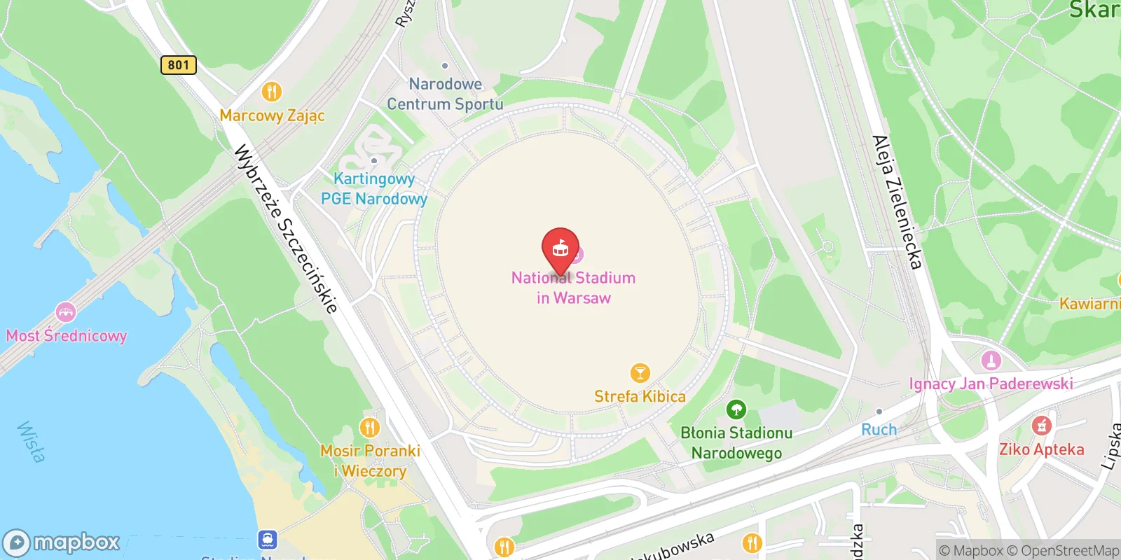Mapa: Varšava