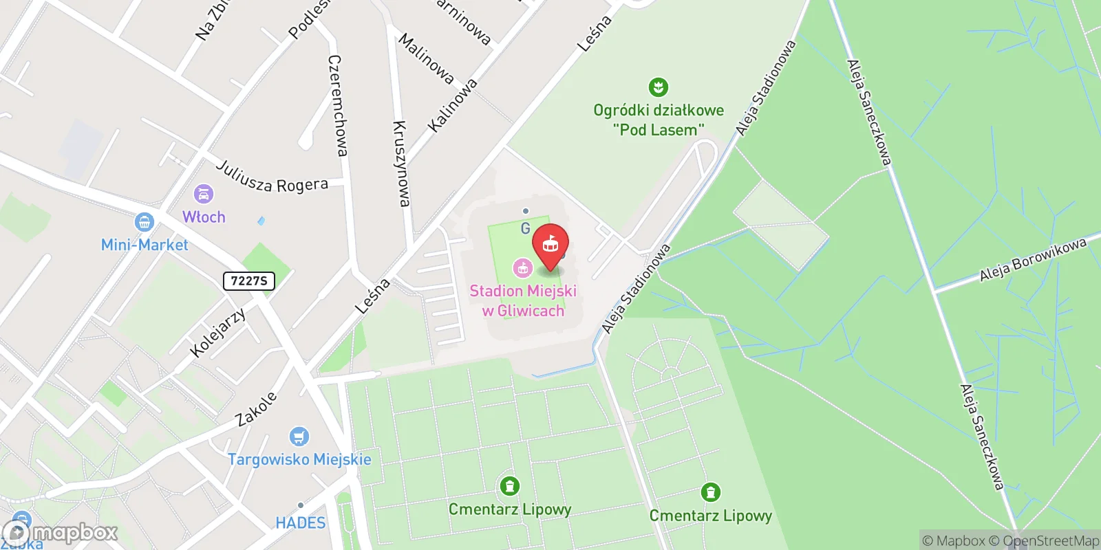 Mapa: Gliwice