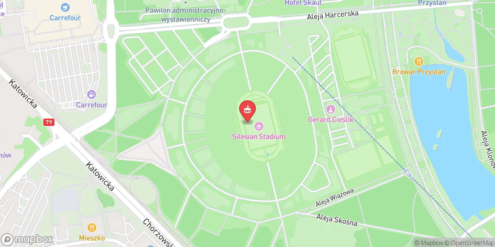 Mapa: Chorzów