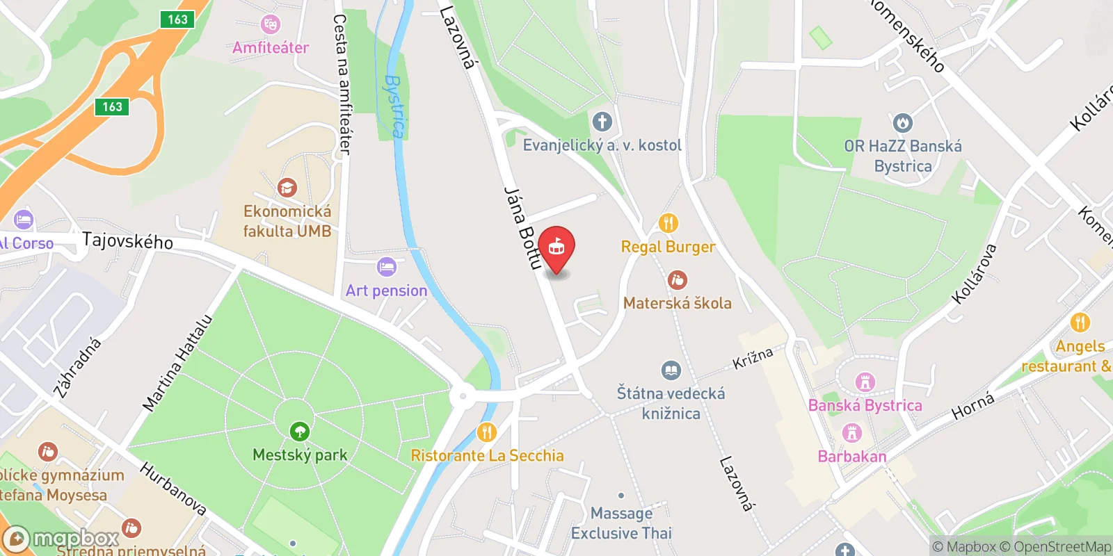 Mapa: Banská Bystrica