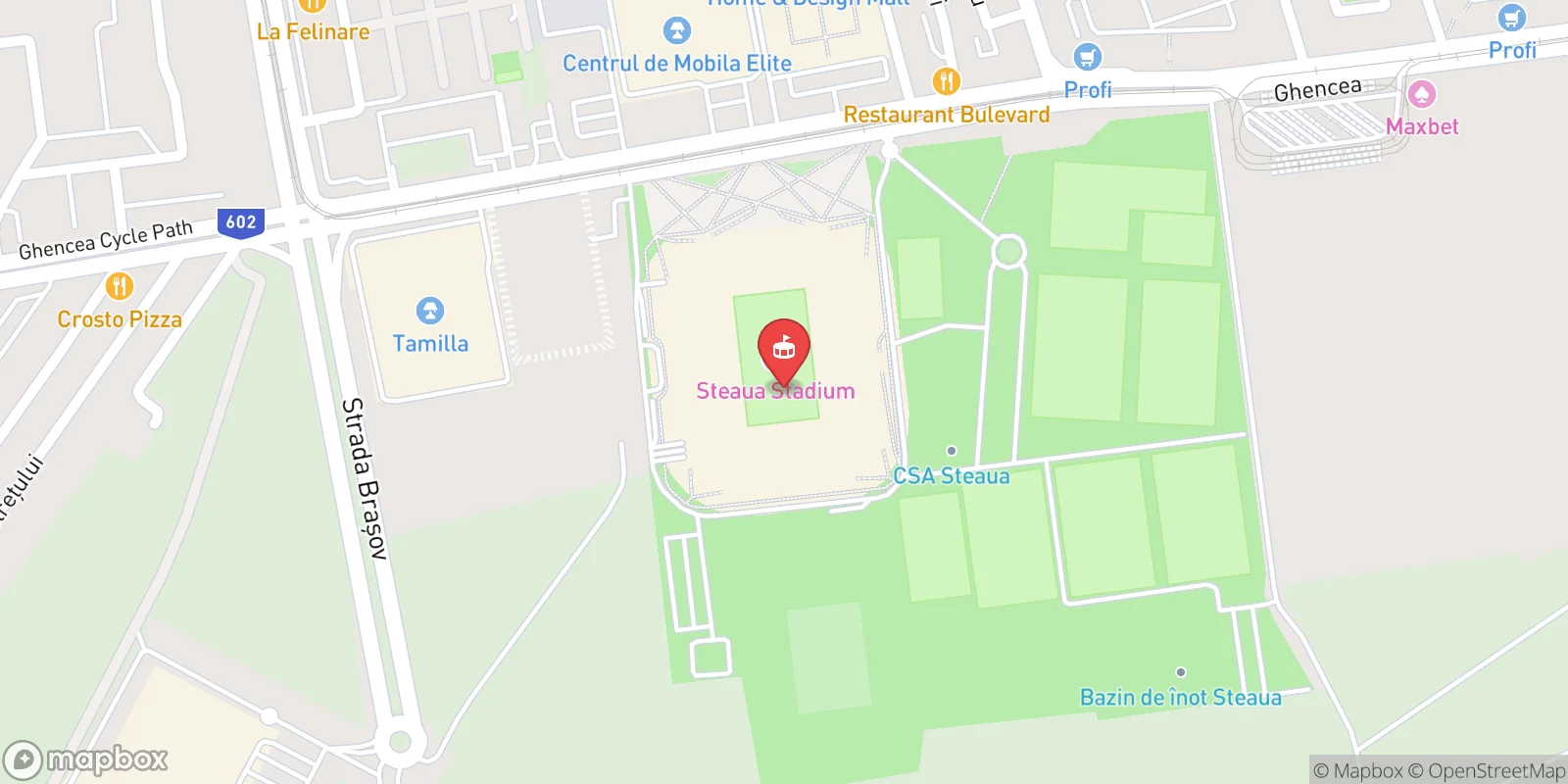 Mapa: Bukurešť