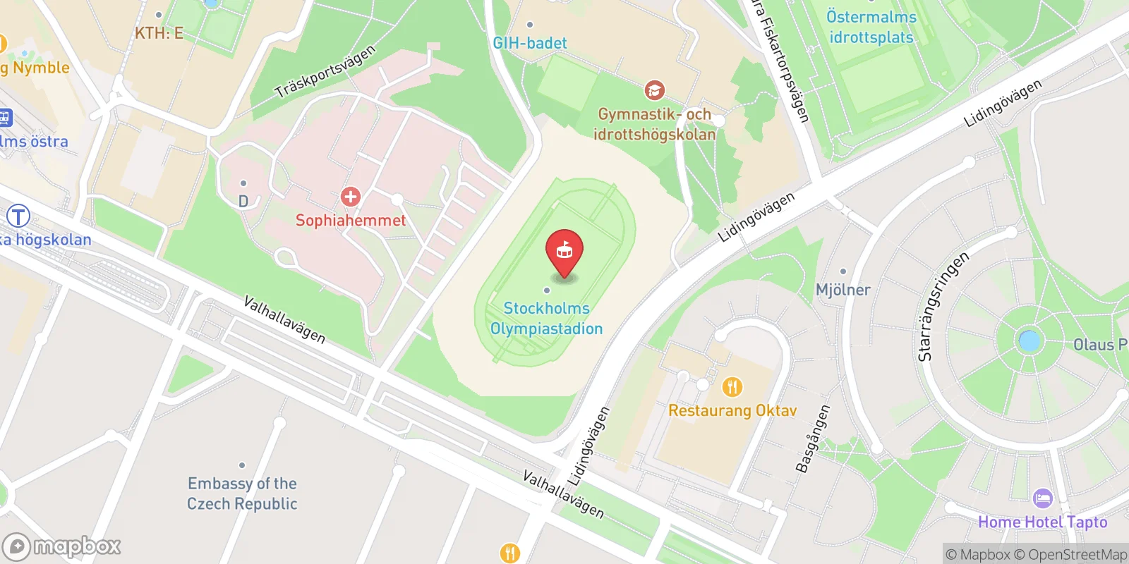 Mapa: Stockholm