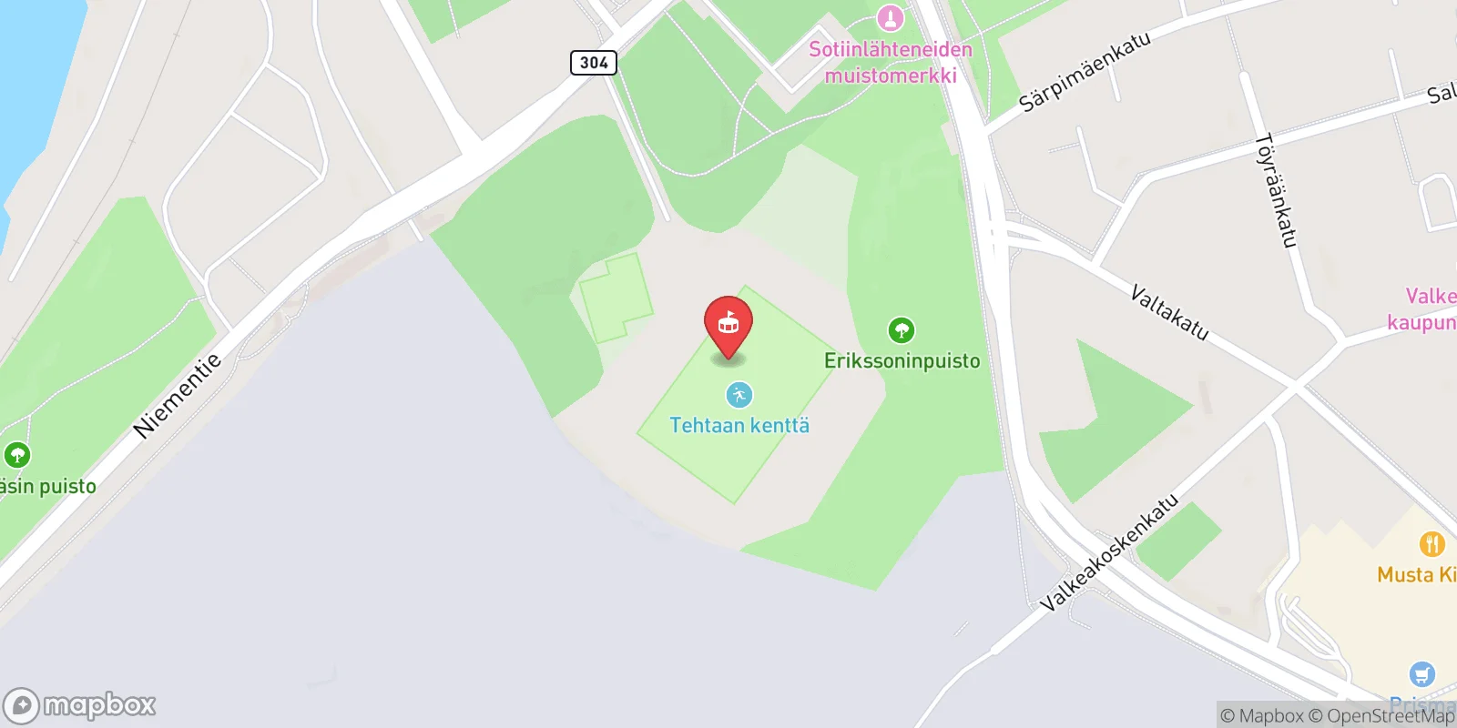 Mapa: Valkeakoski
