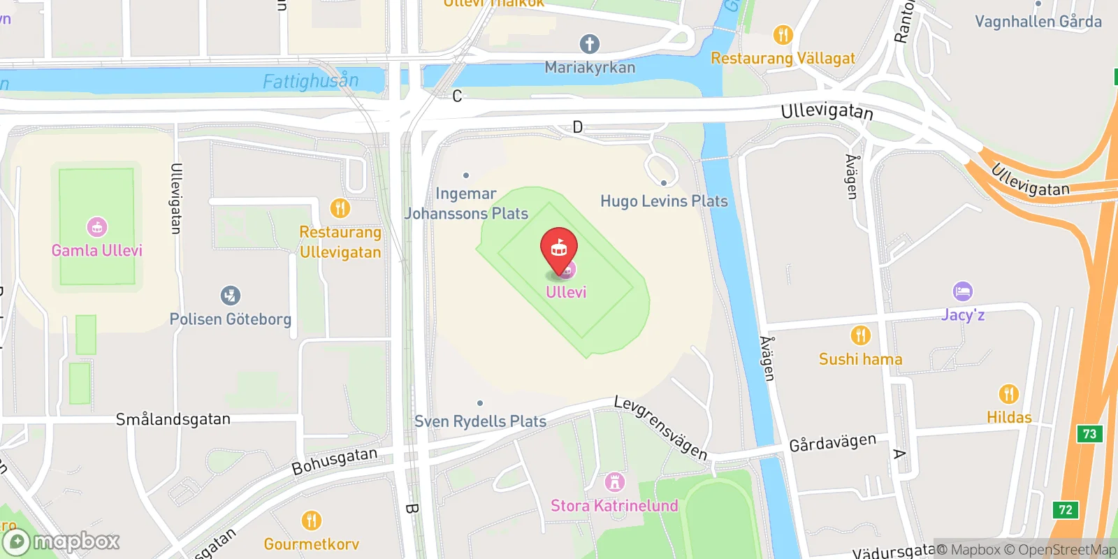Mapa: Göteborg