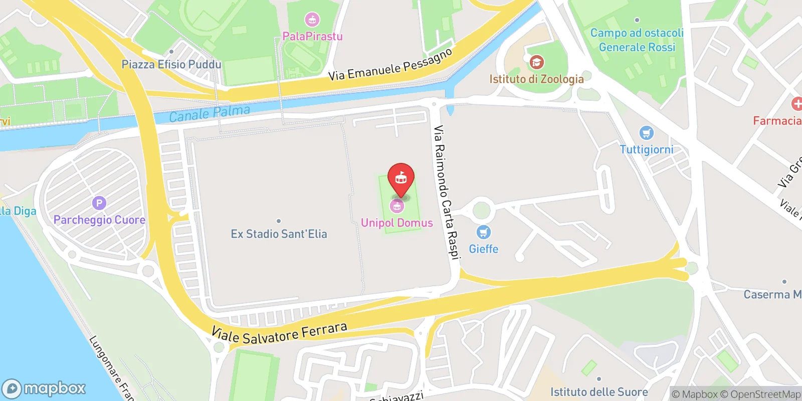 Mapa: Cagliari