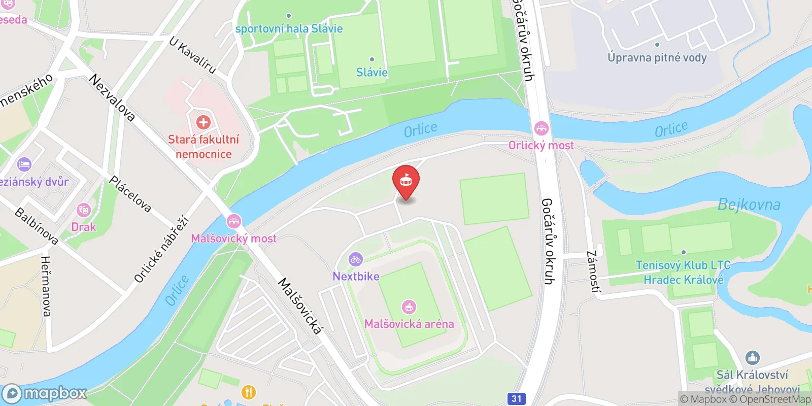 Mapa: Hradec Králové