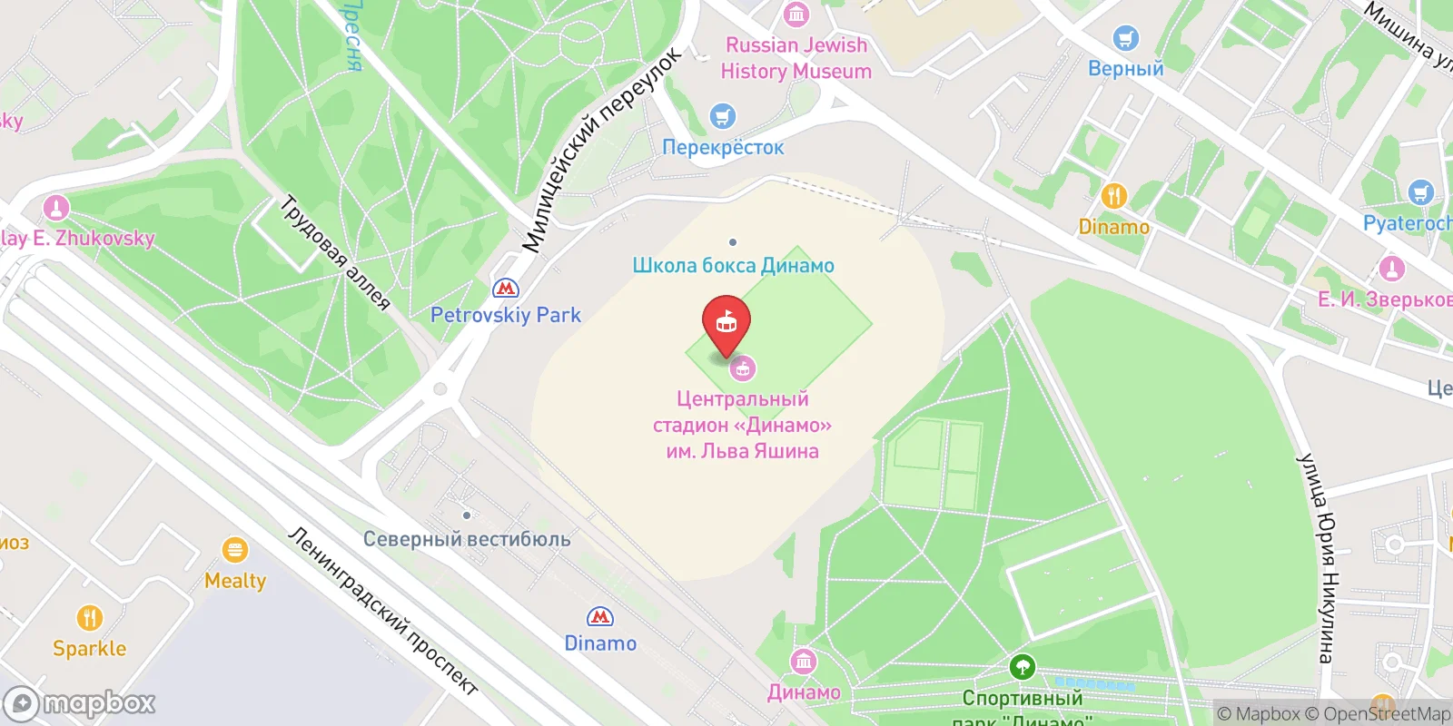 Mapa: Moskva