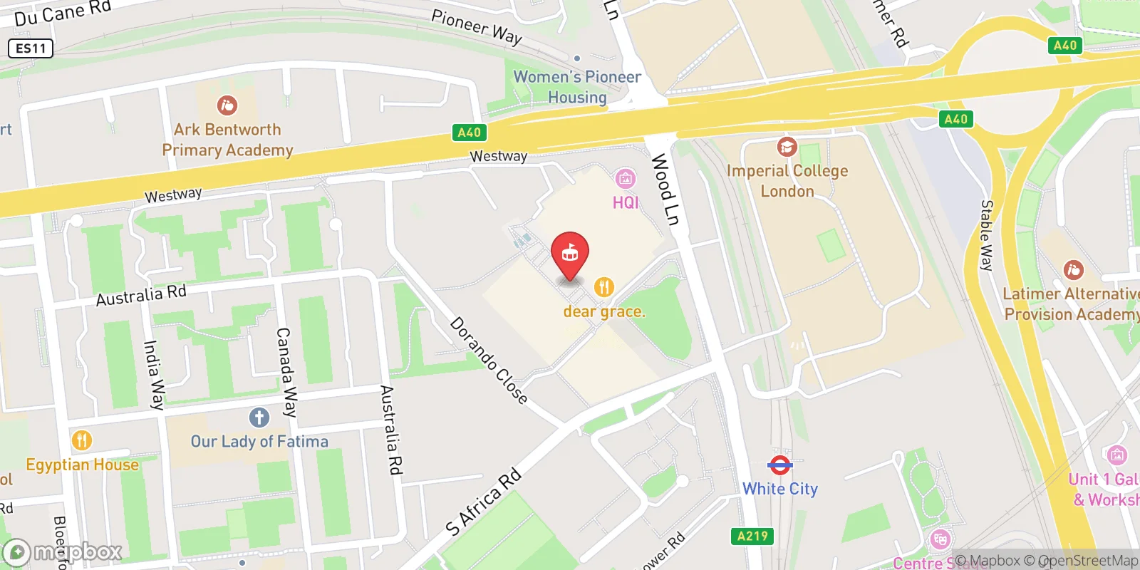 Mapa: Hammersmith