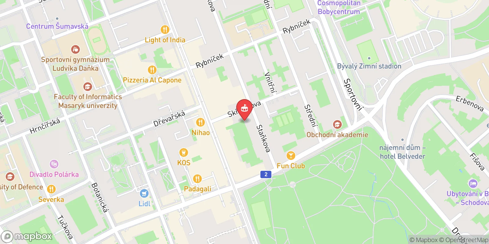 Mapa: Brno